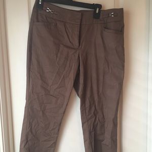 Tan ankle pants